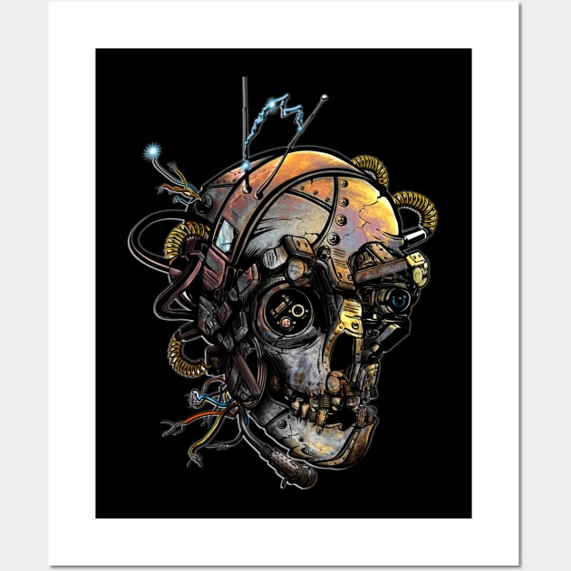 Steampunk Skull Wall Art by Buy Custom Things